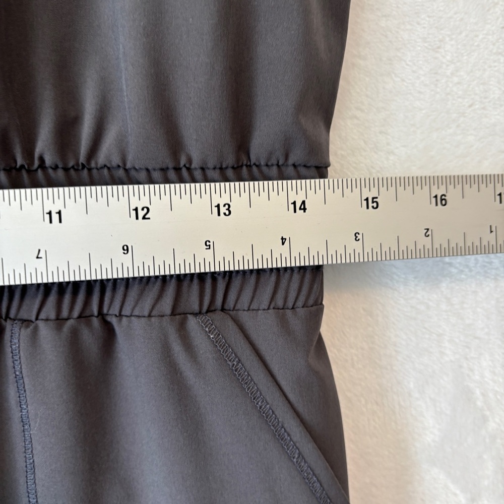 Albion Fit Womens gray casual Jetset jogger short sleeve JUMPSUIT Size‎ small - Picture 9 of 13